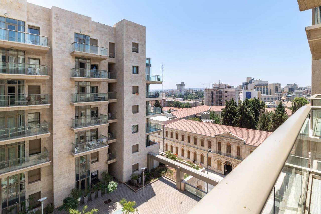 Luxury One-Bedroom Apartment/Parking In City Center Jerusalén Exterior foto